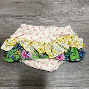 Haute baby Floral Ruffle Kids Bloomers - Pink, Green, Yellow